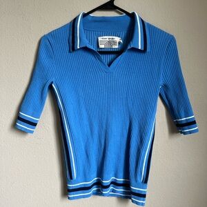 Tory Burch Ribbed Polo